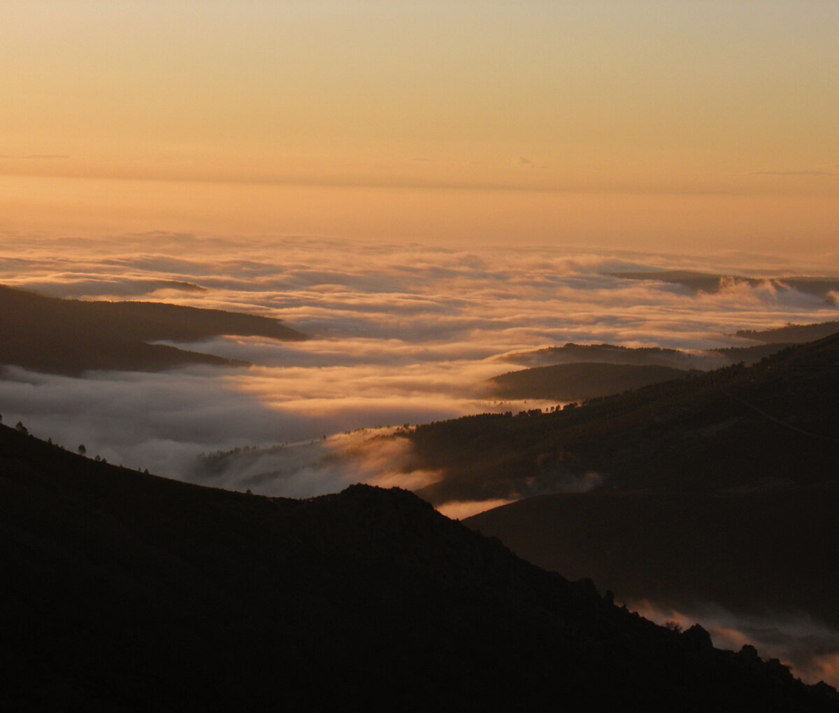 Mar de nubes Paso de los Lobos
