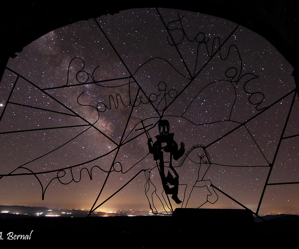 Vía láctea en Mirador de Santiago