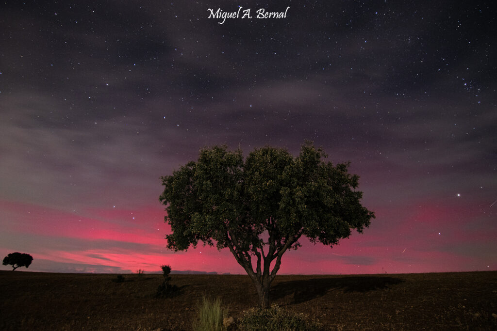Aurora boreal Ciudad Rodrigo
