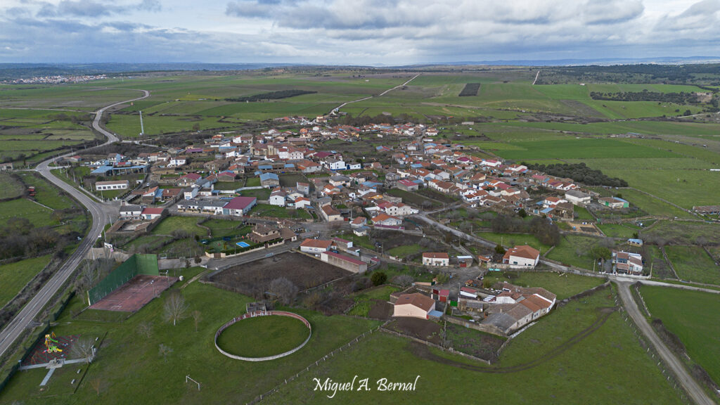 Vista aérea Villar de la Yegua