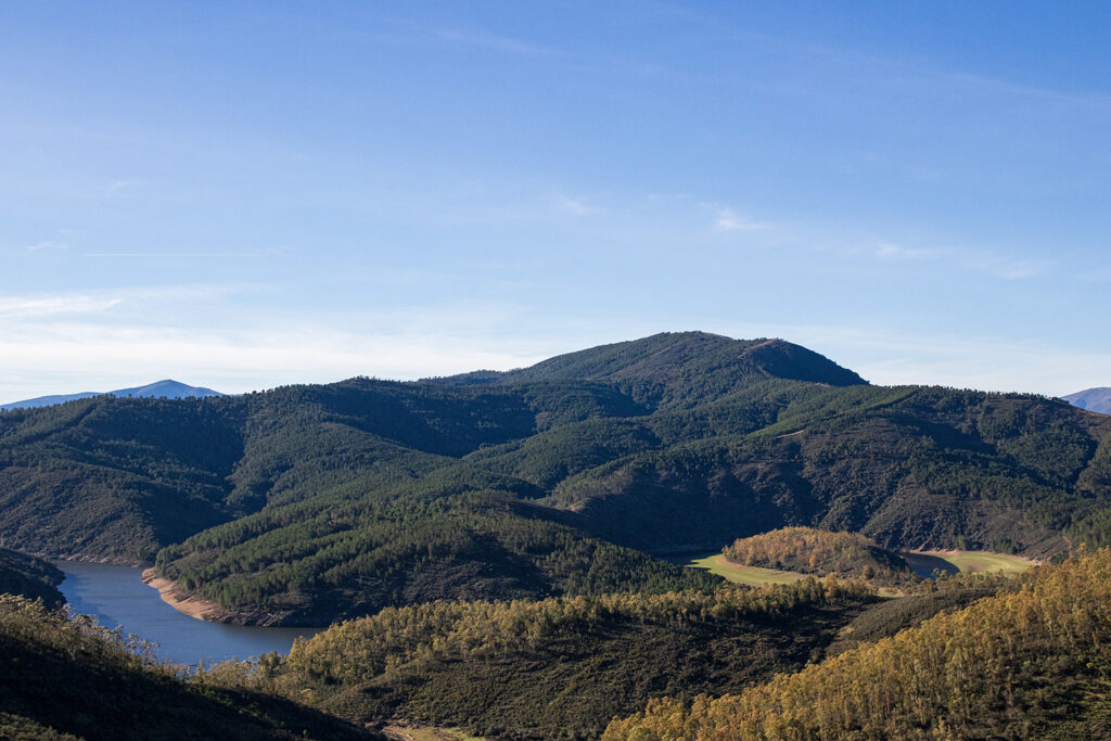 Vistas del Meandro y Rio Alagón