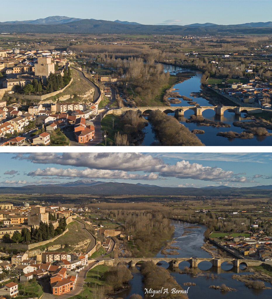 Comparativa lluvias en el Águeda Ciudad Rodrigo