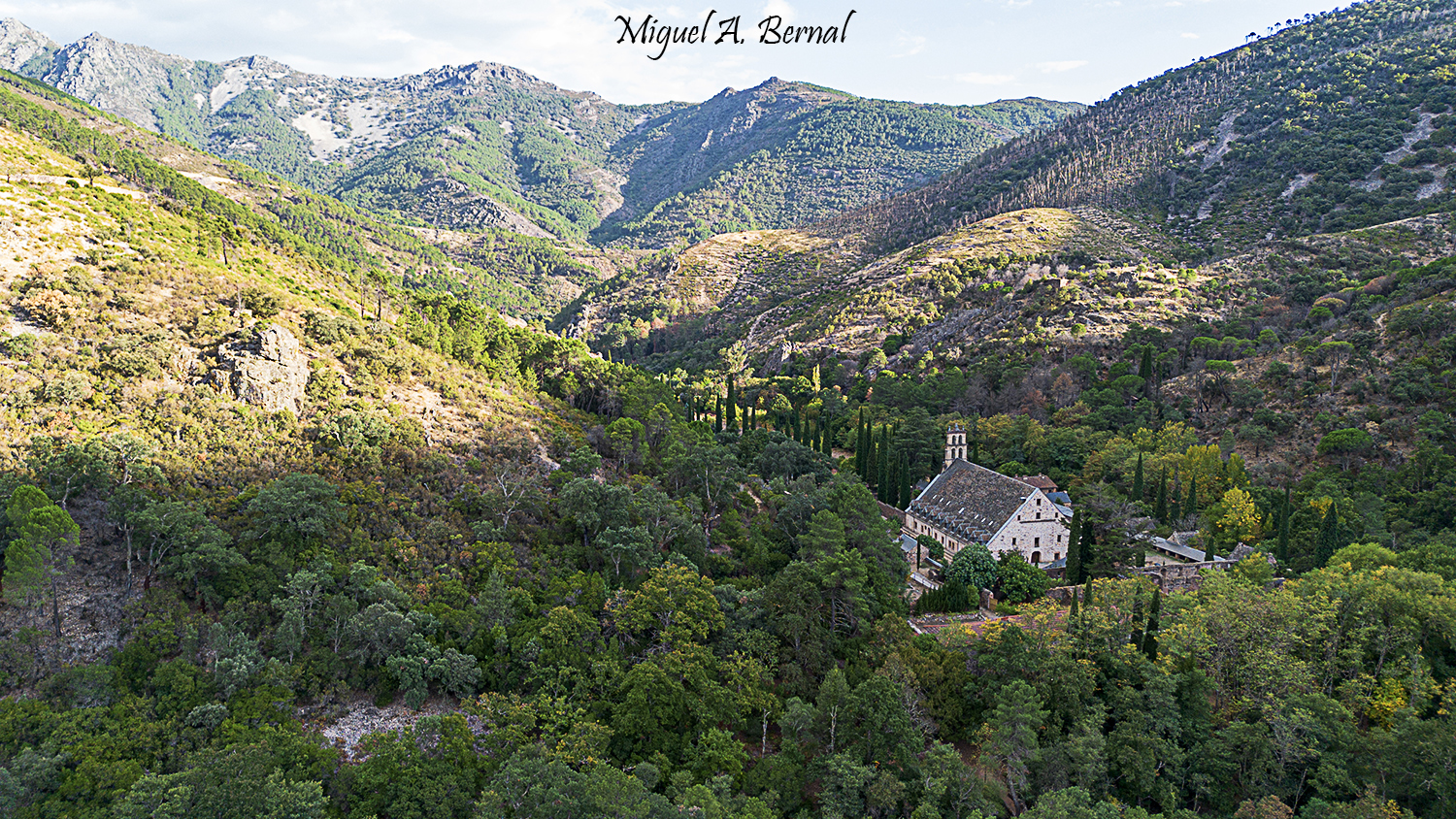 Monasterio e incendio Batuecas