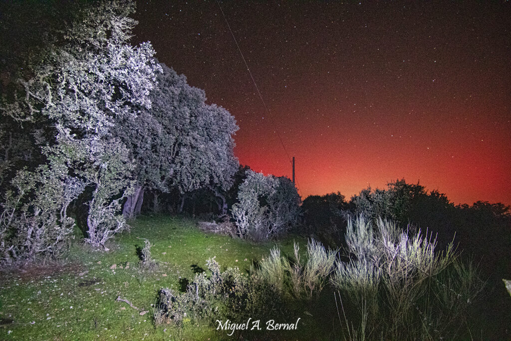 Aurora boreal Salamanca