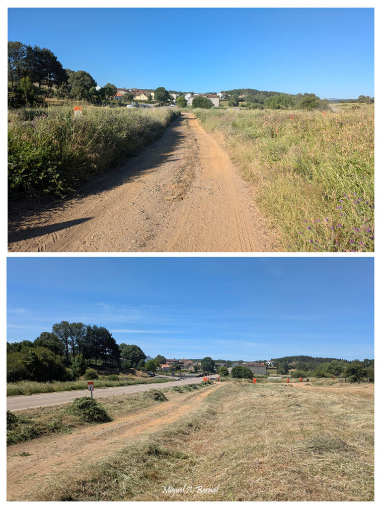 Antes después Entrada Villasrubias