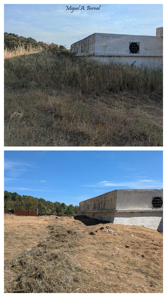 Depósito agua Navasfrías desbroce